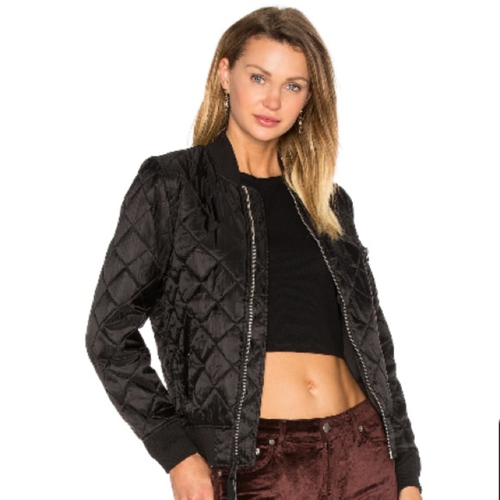 Alpha Industries Black Bomber Jacket